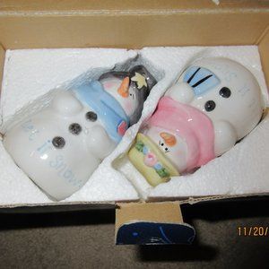 The NW Blizzard & Company Snow Couple Salt & Pepper Shakers
